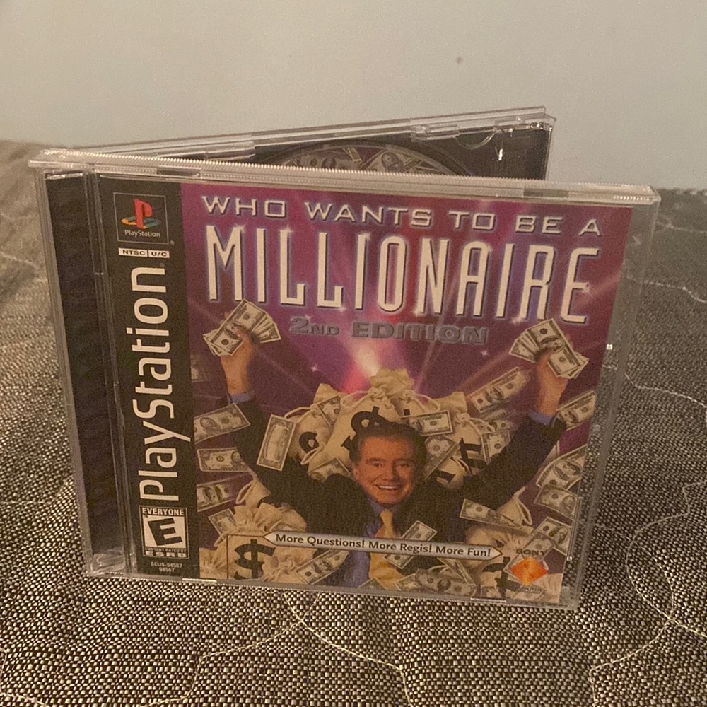 PlayStation who wants to be a millionaire 2nd edition video game